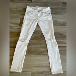 Citizens of Humanity White Low Rise Jeans- Size 25